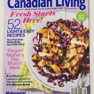 Canadian Living May 2014 Fresh Starts 52 Light & Easy Gluten-Free Recipes VG